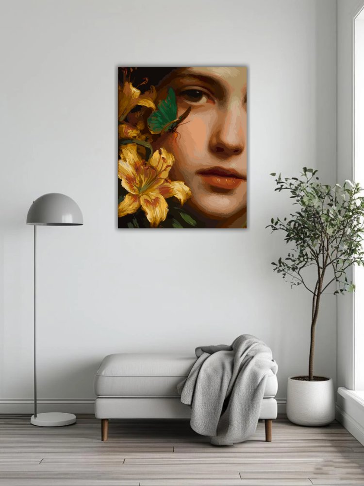 Oil painting of a girl 9