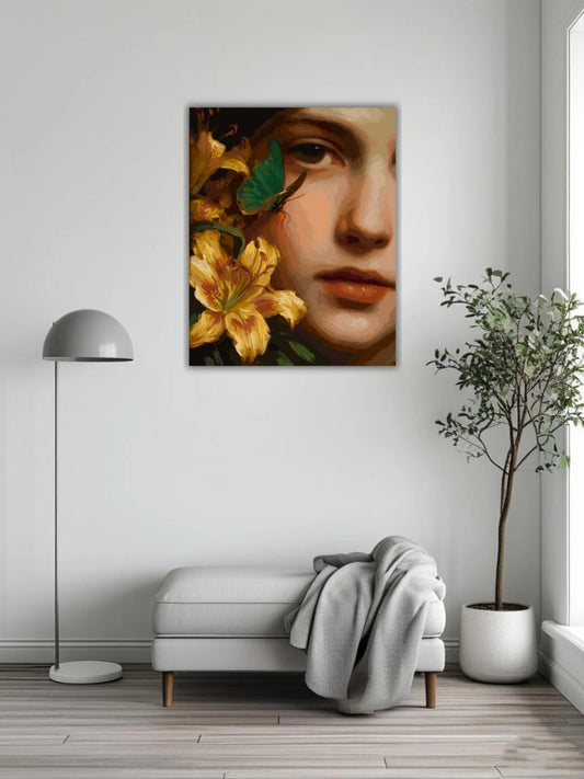 Oil painting of a girl 9