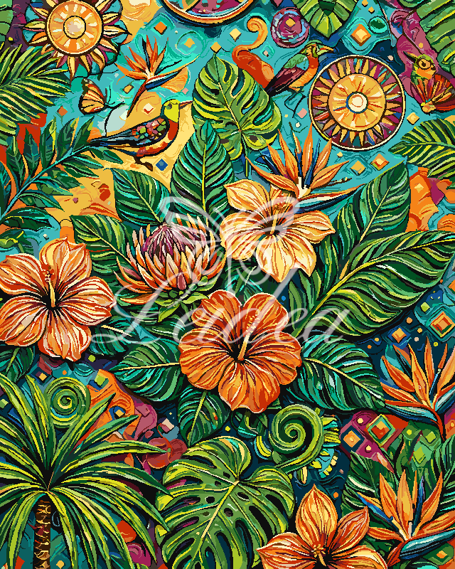 Orange Blossom Tropical Garden