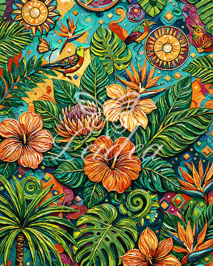 Orange Blossom Tropical Garden