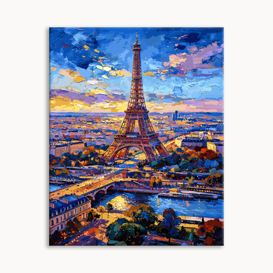 Paris River Sunset 3