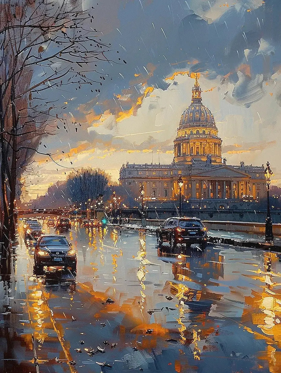Paris Rainy Night 1