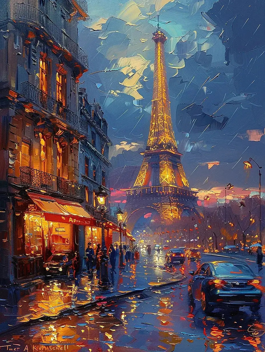 Paris Rainy Night 2