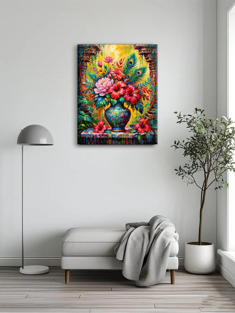 Peacock Bloom Still Life