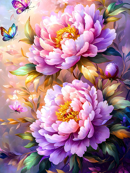 Pinellia peony blooms 1