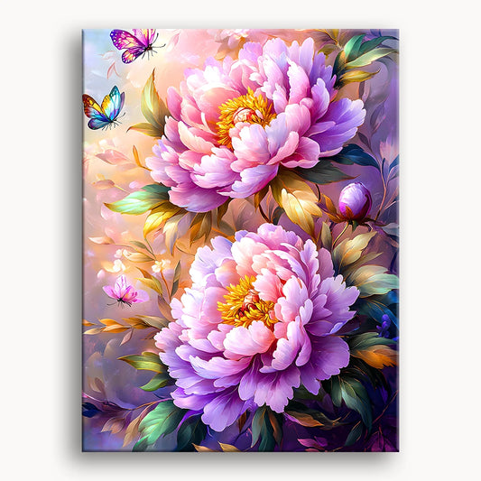 Pinellia peony blooms 1