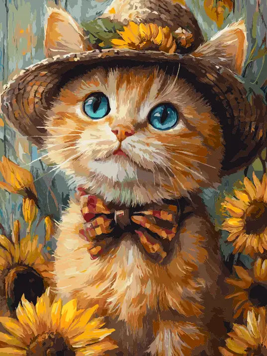 Polite kitten
