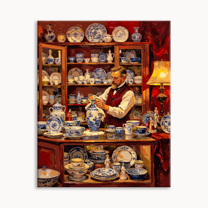 Porcelain Artisan Room Paint By Numbers