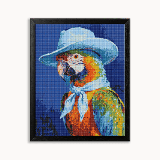 Portrait of a Gentleman Parrot 1 Diamond Painting 30/40 40/50 50/60