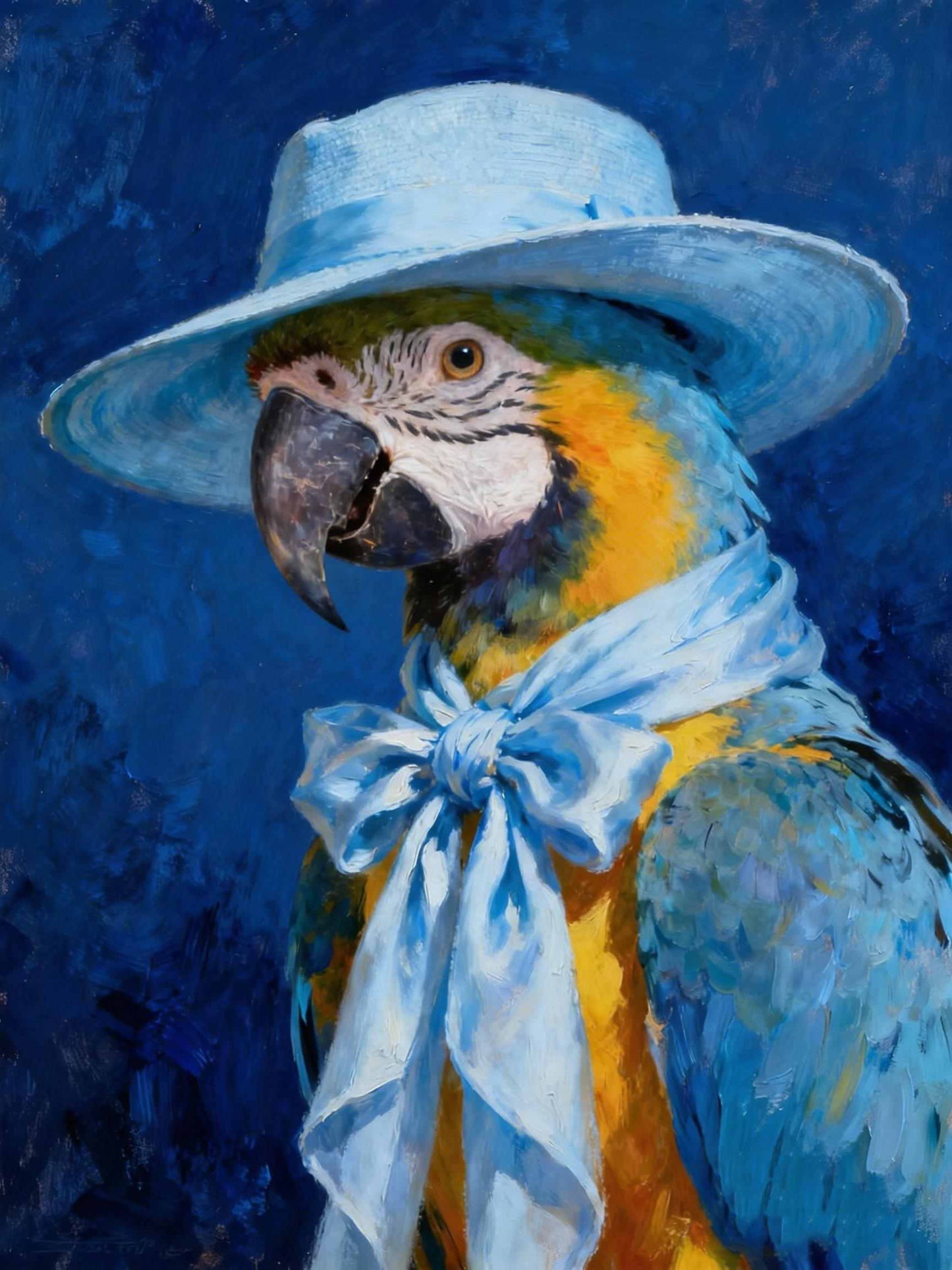 Portrait of a Gentleman Parrot 4