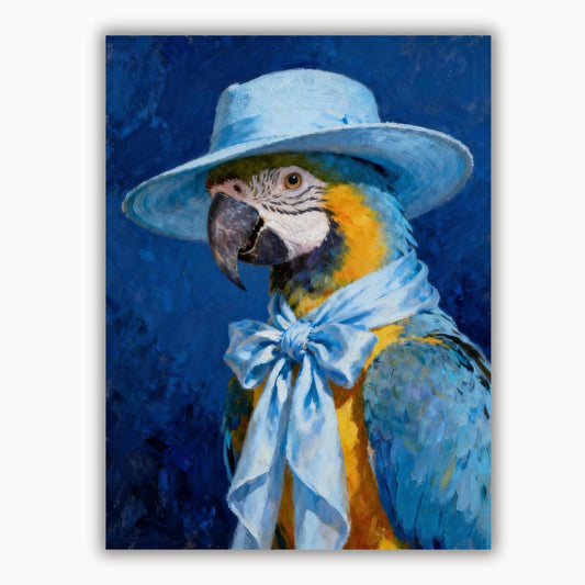 Portrait of a Gentleman Parrot 4