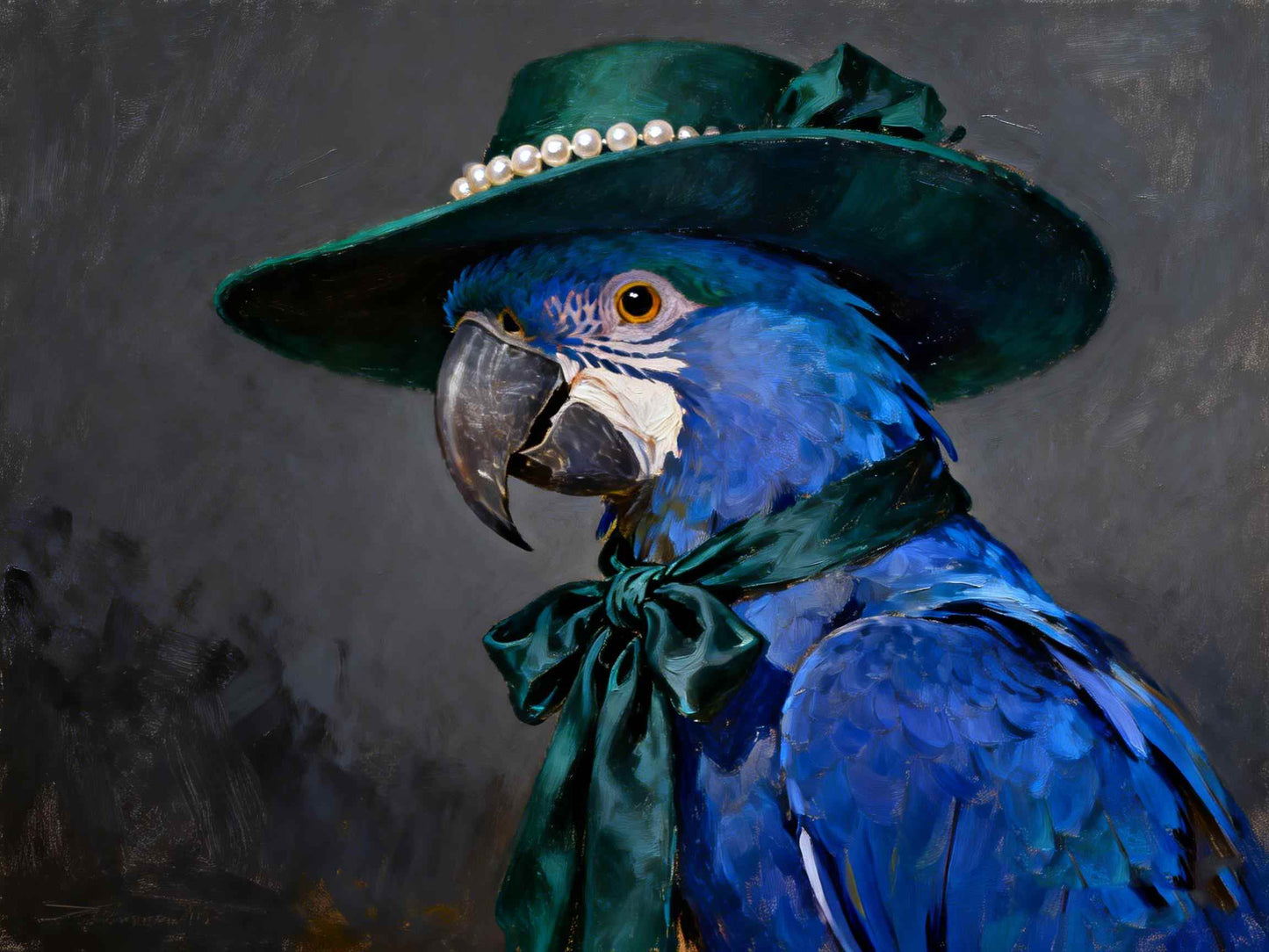 Portrait of a Gentleman Parrot 6