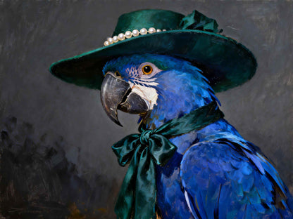 Portrait of a Gentleman Parrot 6