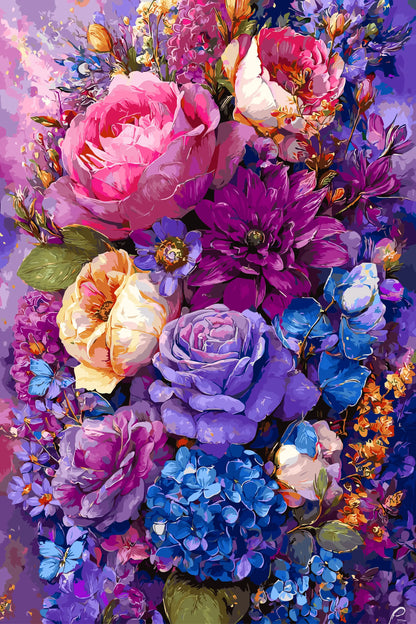 Purple flower language