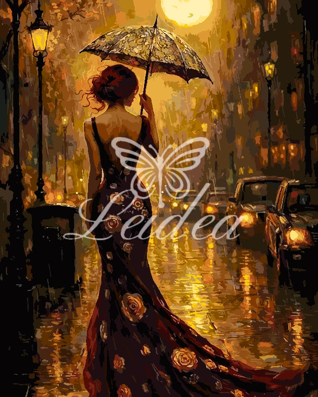 Rainy City Rose Elegance