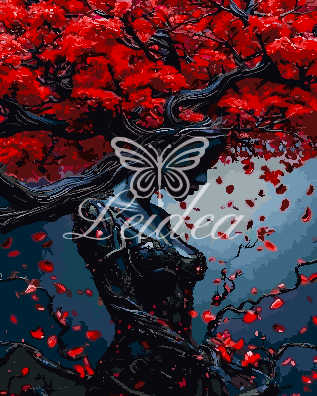 Red Petal Shadow