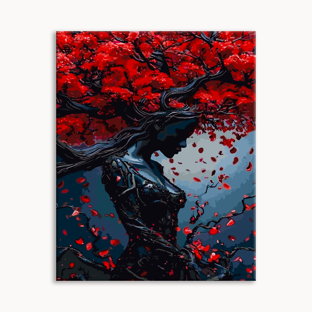 Red Petal Shadow