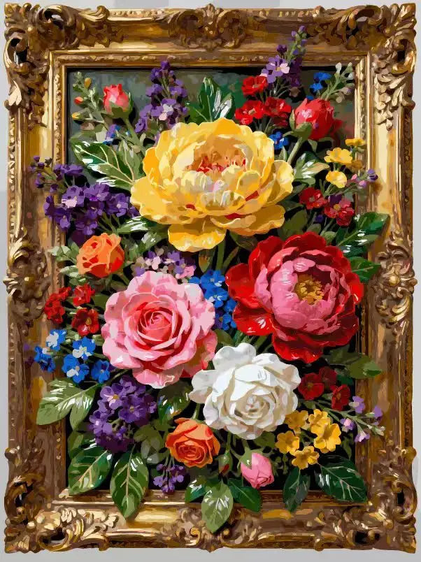Relief floral art 1
