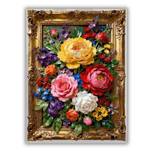 Relief floral art 1