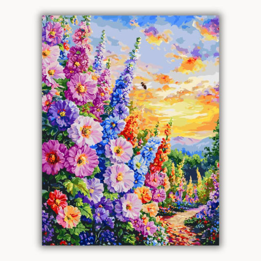 Reverie Amidst a Sea of Flowers
