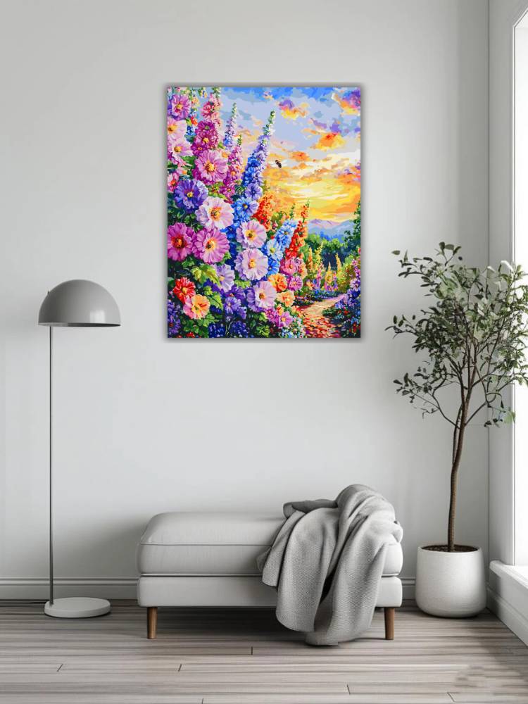Reverie Amidst a Sea of Flowers