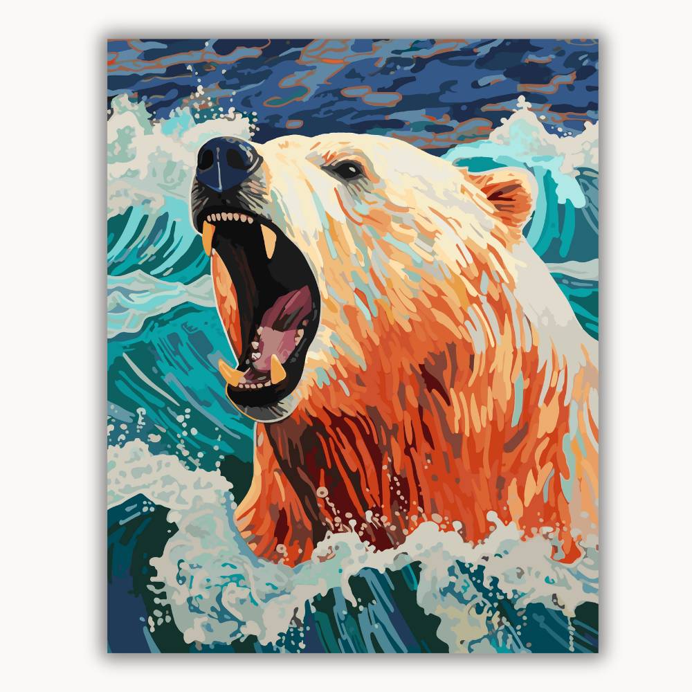 Roaring Polar Bear 1