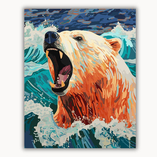 Roaring Polar Bear 1
