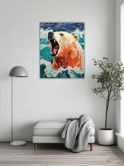 Roaring Polar Bear 1