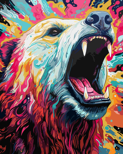 Roaring Polar Bear 3