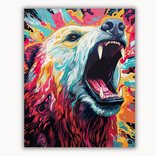 Roaring Polar Bear 3