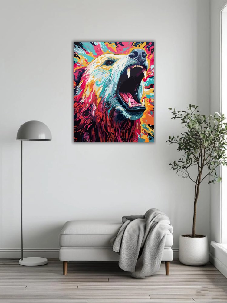Roaring Polar Bear 3
