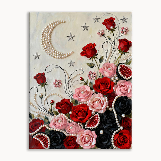 Rose 2 pearl painting