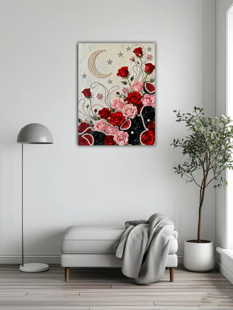 Rose 2 pearl painting