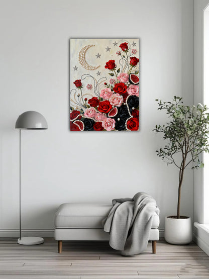 Rose 2 pearl painting