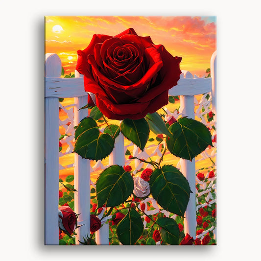 Fence Rose 1