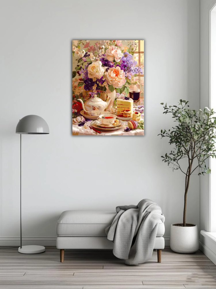 Rose Tea and Snacks 1