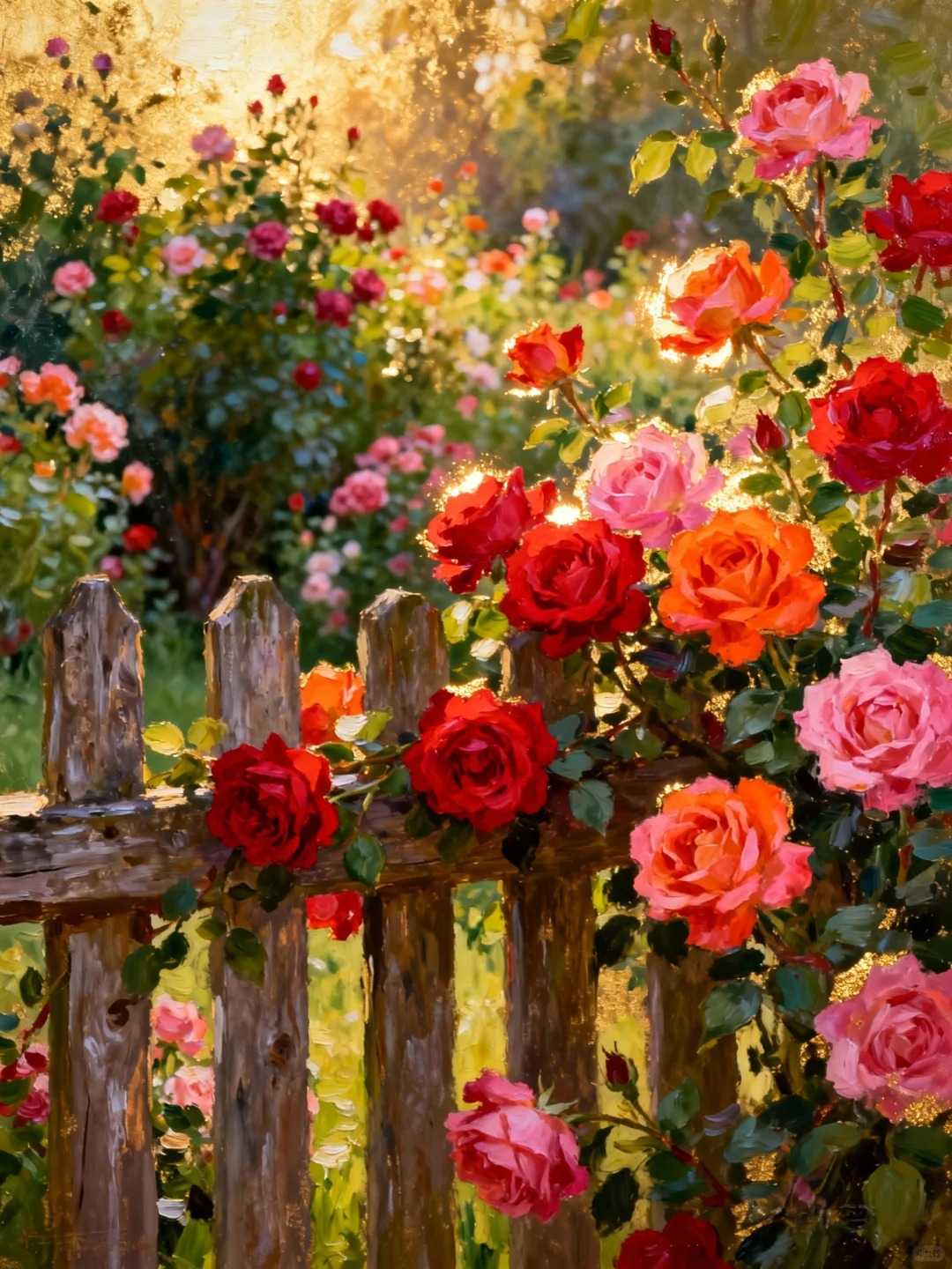 Rose pink roses