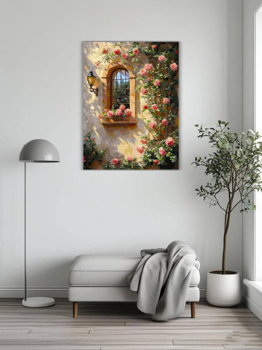 Roses Outside the Window