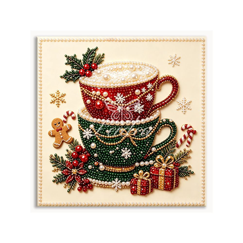 Christmas Pearl Painting Set 4