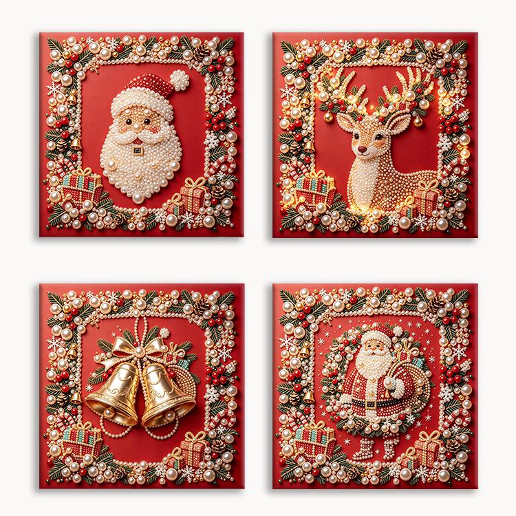 Christmas Pearl Painting Set 3