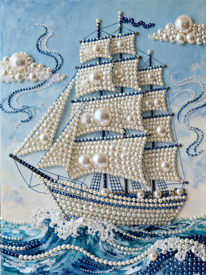 Sailboat and Pearl Painting