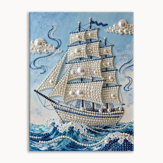 Sailboat and Pearl Painting