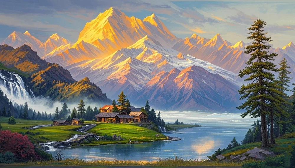 Shining Mountains And Meadows4