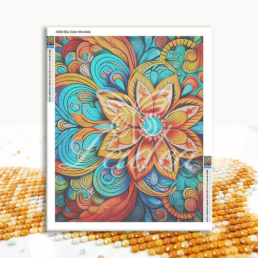 Sky Color Mandala Diamond Painting 30/40 40/50 50/60
