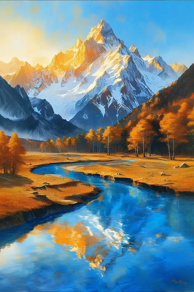 Snow Mountain Scenery1