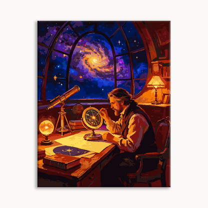 Stellar Astronomer Paint By Numbers