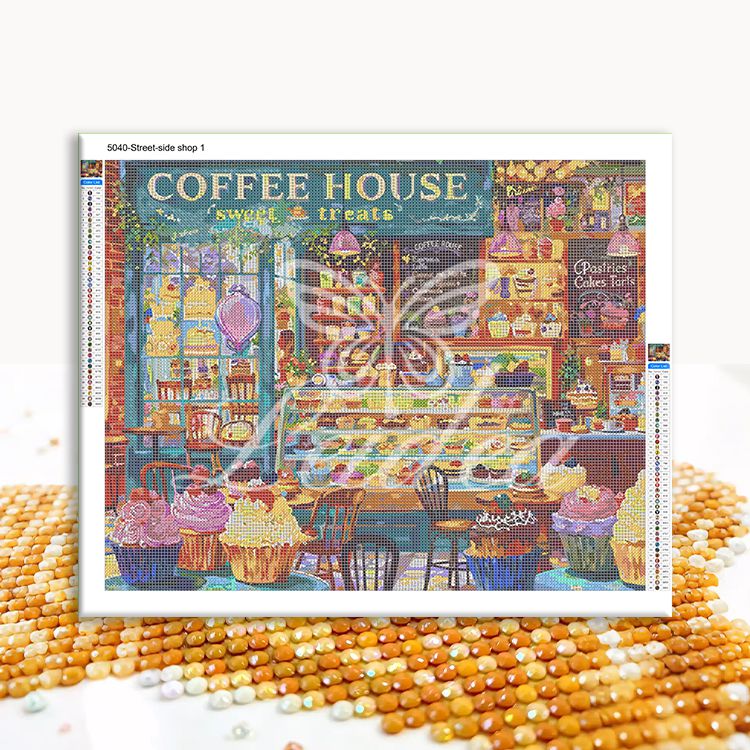 Street-side shop 1 Diamond Painting 30/40 40/50 50/60