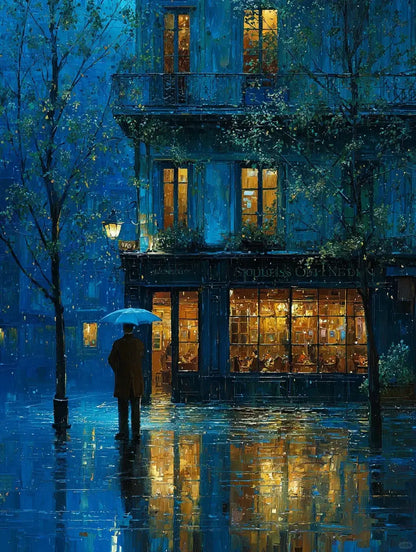 Street on a rainy night 1