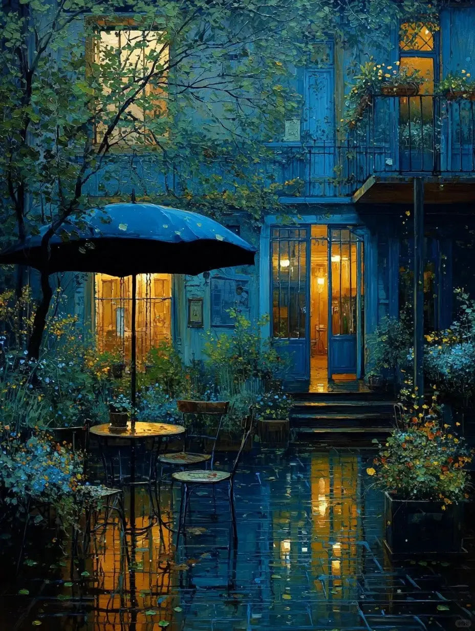 Street on a rainy night 3