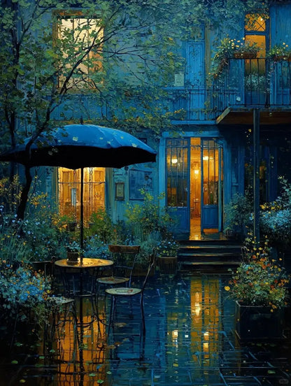 Street on a rainy night 3